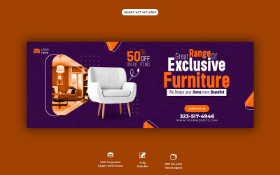 Furniture  Sale  Social Media Cover Template
