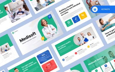 Medisoft – Medizinische Keynote-Vorlage