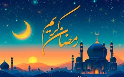Plantilla de diseño de banner de Ramadán 04