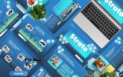 Strato - Plantilla de Keynote sobre finanzas creativas