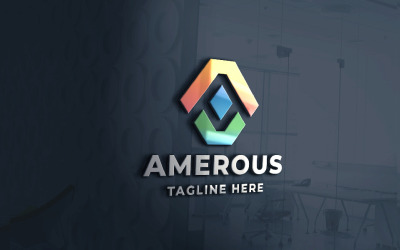 Amerous Letter A Professionelles Logo