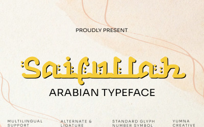 Saifullah - Arabisch lettertype