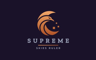 Supreme Eagle logotyp mall