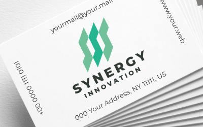 Synergie Letter S professioneel logo