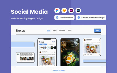 Nexus - Social Media Landing Page V2