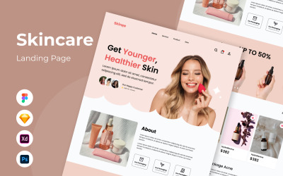 Skinee - Huidverzorgingsbestemmingspagina V2