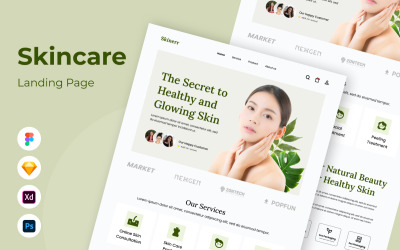 Skinerr - 护肤登陆页面 V1