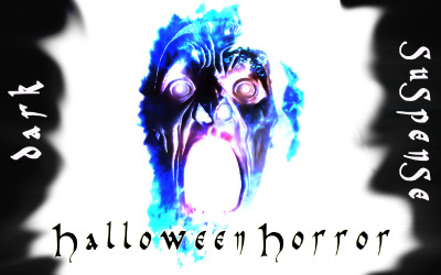 Terror de Halloween com suspense sombrio