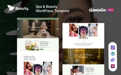 Beleza - Tema WordPress de spa, cuidados com a pele e beleza