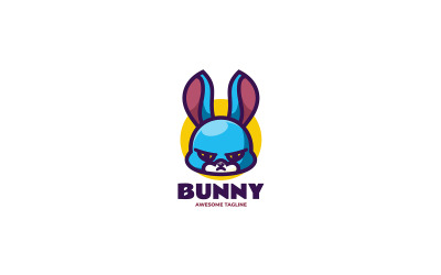 Bunny Mascot Cartoon Logo 3