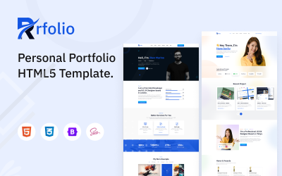 RRfolio - Modello Html5 per portfolio personale