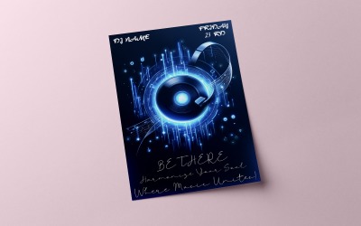 音乐活动企业形象模板 PSD 可编辑文本