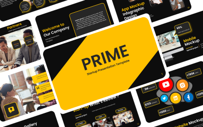 Prime — Шаблон презентации стартапа