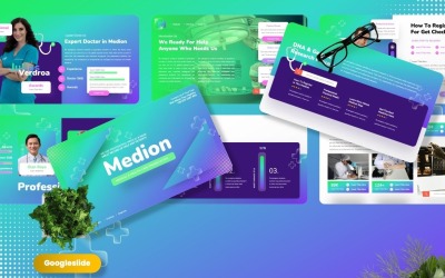 Medion - 医疗保险 Googleslide 模板