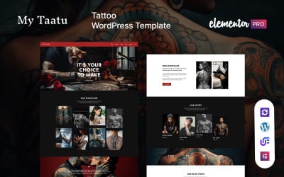 My Taatu - Tattoos Artist WordPress Theme