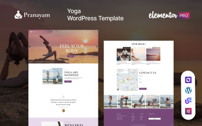 Pranayam - Yoga en meditatie WordPress-thema