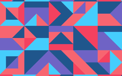 Arrière-plans de triangles géométriques abstraits