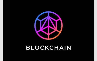 Logo der Blockchain-Finanztechnologie