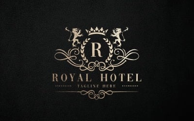 Logo Royal Hotel Letter R Pro