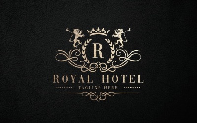Логотип Royal Hotel Letter R Pro