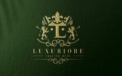 Luxuriore літера L логотип Temp