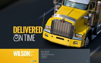 Trucking Website Template