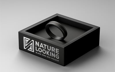 Blank box mockup_ring box Mockup_product box mockup_delivery box mockup_shipping box mockup