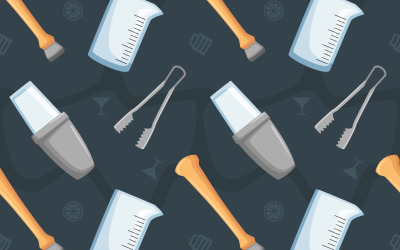 Barkeeper-nahtloses Muster