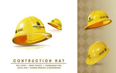 Contruction Hat I Easy Editable