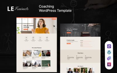 Letrainer - Life Coach WordPress Elementor Theme