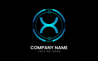 Merk en bedrijf brief Logo ontwerpsjabloon