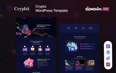 Crypbit - Bitcoin en cryptocurrency WordPress-thema