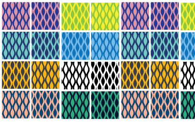 Motivo di sfondo ondulato curvo