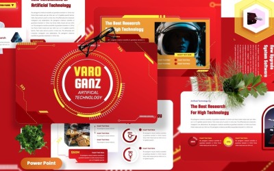 Varoganz - Tehcnology Powerpoint-mallar