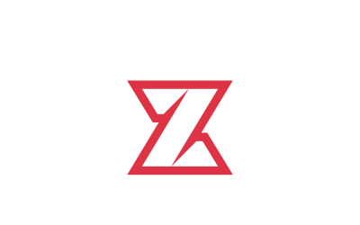 Zero - szablon logo wektora litery Z