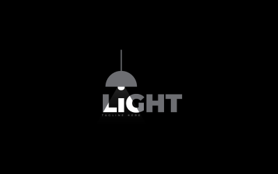 Azienda di illuminazione Vector logo Design