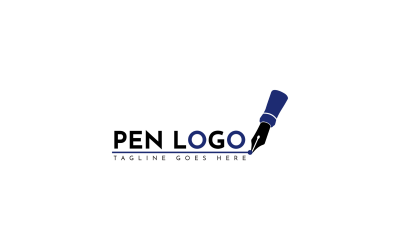 Edukacja strony pisania wektor logo szablon projektu