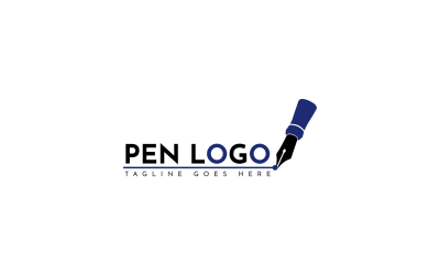 Eğitim El Yazısı Vektör Logo Tasarım Şablonu