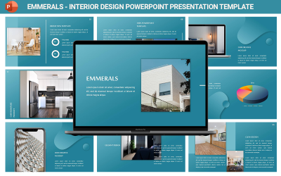 Emmerals – шаблон презентації дизайну інтер’єру