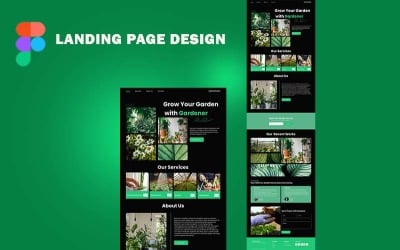GardenGenius-bestemmingspagina UI-elementen