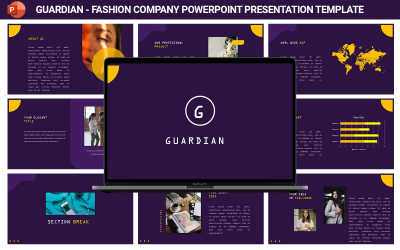 Guardian - Modèle de présentation d&amp;#39;entreprise de mode