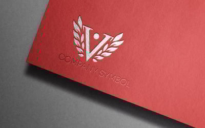 VIP V лист шаблон логотип