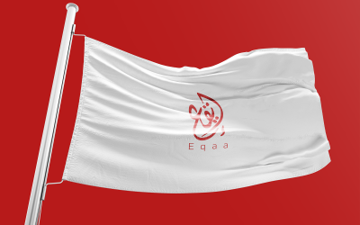 Elegant arabisk kalligrafi-logotyp Design-Eqaa-035-24-Eqaa