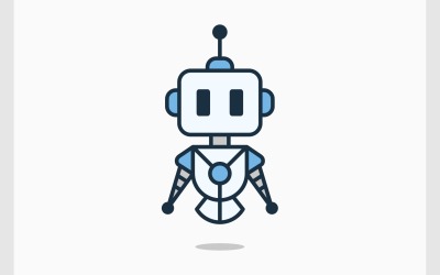 Робот Киборг Роботизированный Логотип