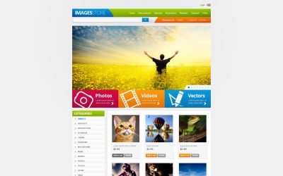 Çeşitli Projeler için Görüntüler ZenCart Şablonu