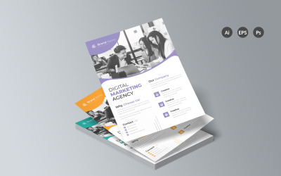 Digitale Marketing-Flyer-Vorlage 01