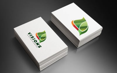 Fashionable Organic Leaf Logo