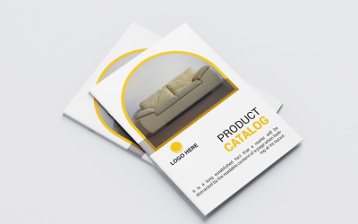 Modello di progettazione brochure del profilo aziendale del divano aziendale