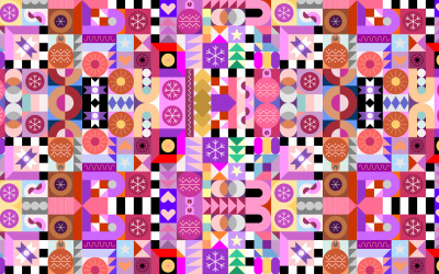 Weihnachtsmuster-Vektor-nahtloses Design