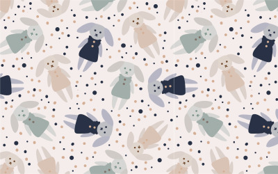 Babák Zökkenőmentes Mintás Háttérrel